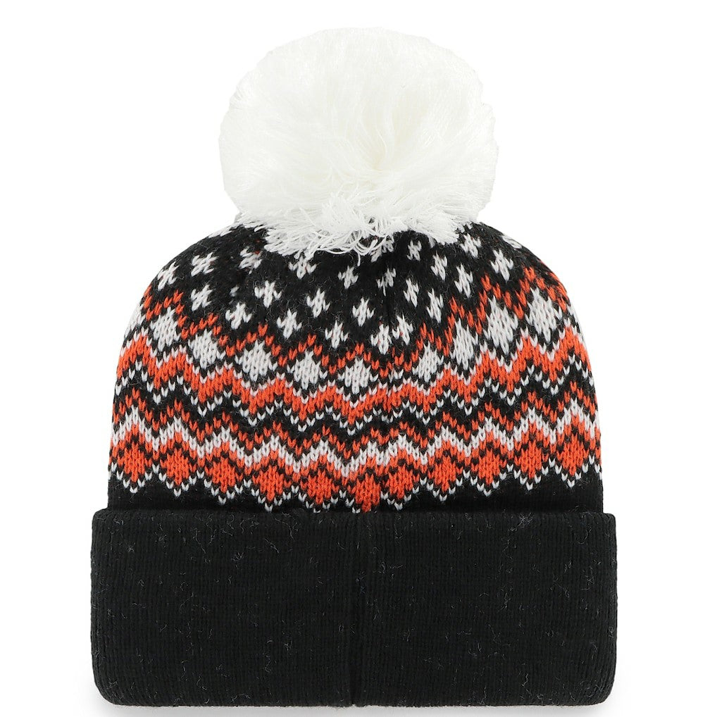 Cincinnati Bengals 47 brand '47 Women's Elsa Cuffed Knit Hat with Pom