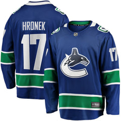 Filip Hronek Vancouver Canucks Fanatics Home Breakaway Jersey Sale