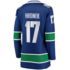 Filip Hronek Vancouver Canucks Women's Fanatics Home Breakaway Jersey On Sale