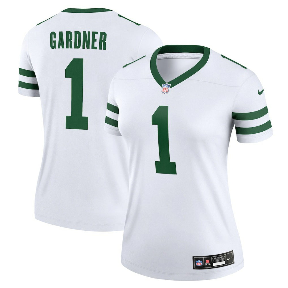New York Jets Nike Ahmad Sauce Gardner  Women's Legend Player Performance Top