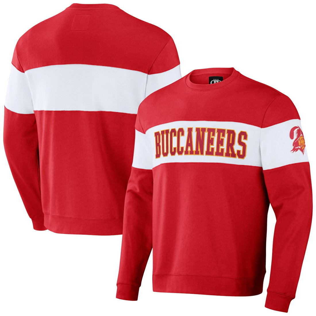 Tampa Bay Buccaneers Fanatics NFL x Darius Rucker Collection Team Color & White Pullover Sweatshirt