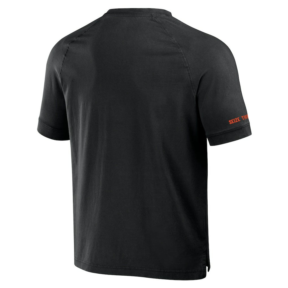 Cincinnati Bengals Fanatics NFL x Darius Rucker Collection Washed Raglan Henley T-Shirt