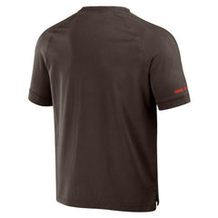 Cleveland Browns Fanatics NFL x Darius Rucker Collection Washed Raglan Henley T-Shirt