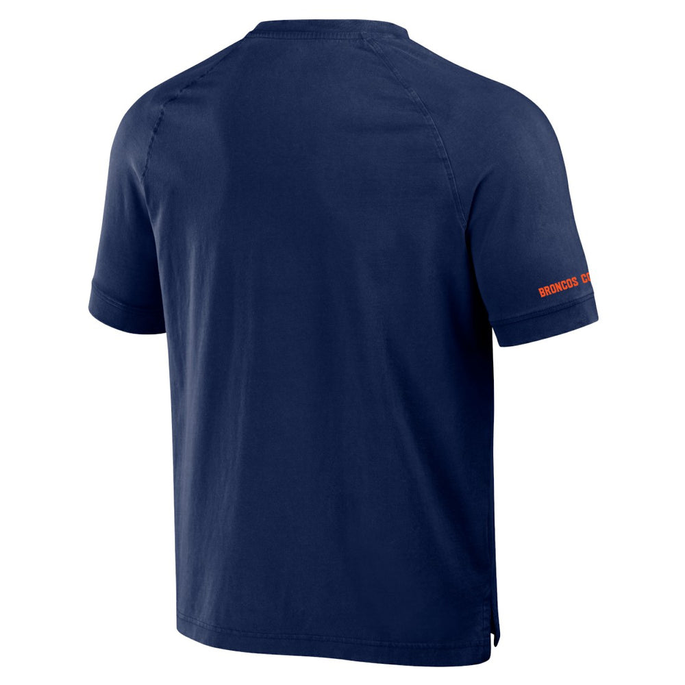 Denver Broncos Fanatics NFL x Darius Rucker Collection Washed Raglan Henley T-Shirt