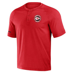 Kansas City Chiefs Fanatics NFL x Darius Rucker Collection Washed Raglan Henley T-Shirt