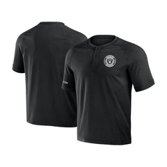 Las Vegas Raiders Fanatics NFL x Darius Rucker Collection Washed Raglan Henley T-Shirt