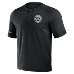 Las Vegas Raiders Fanatics NFL x Darius Rucker Collection Washed Raglan Henley T-Shirt