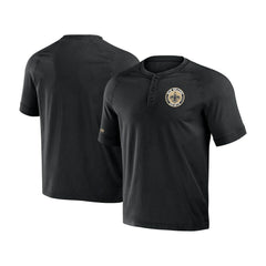 New Orleans Saints Fanatics NFL x Darius Rucker Collection Washed Raglan Henley T-Shirt