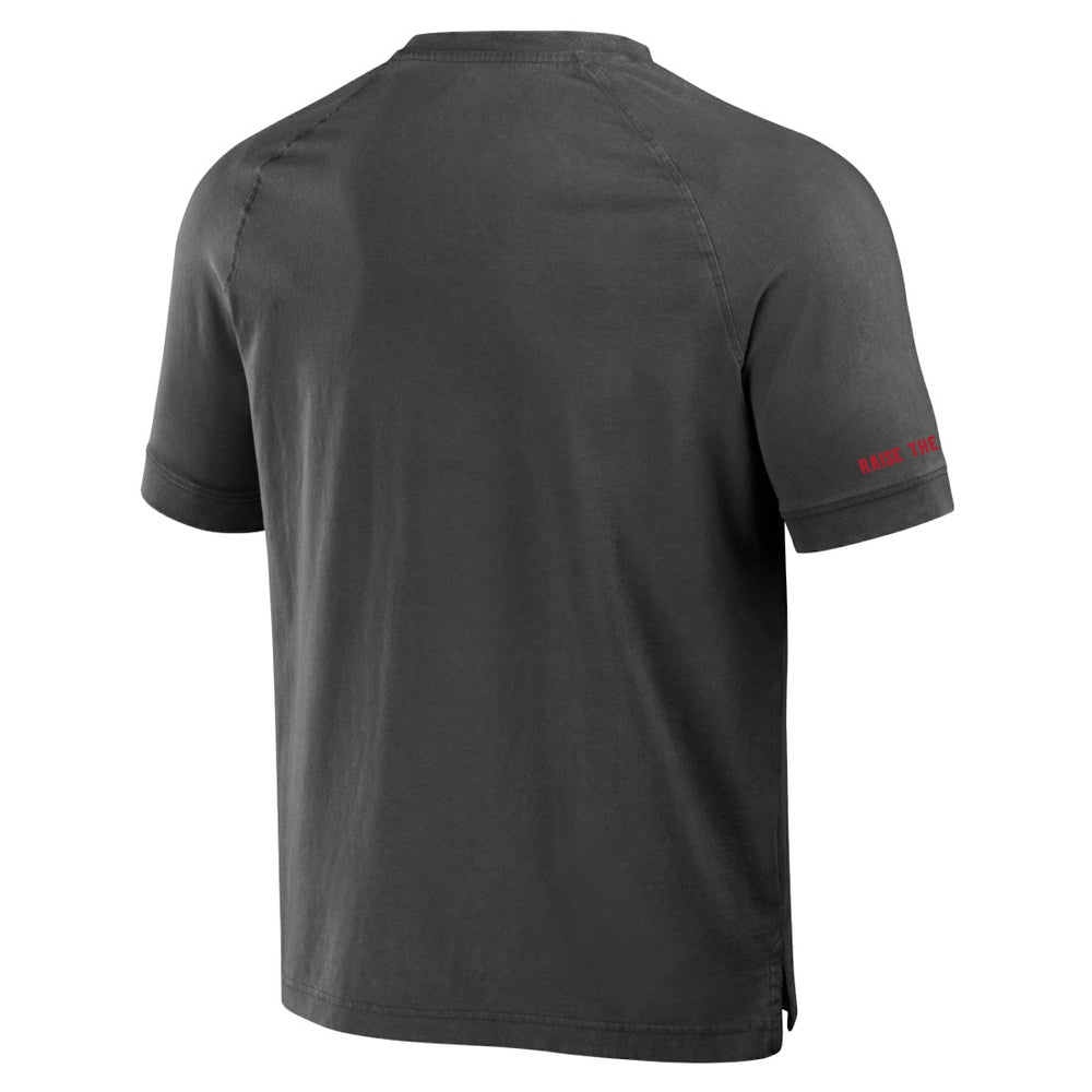 Tampa Bay Buccaneers Fanatics NFL x Darius Rucker Collection Washed Raglan Henley T-Shirt