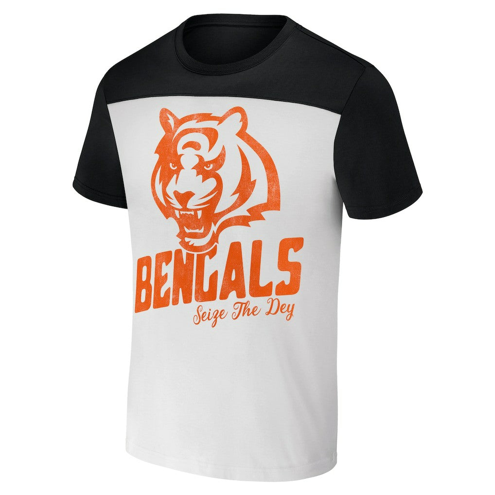 Cincinnati Bengals Fanatics NFL x Darius Rucker Collection Colorblocked T-Shirt