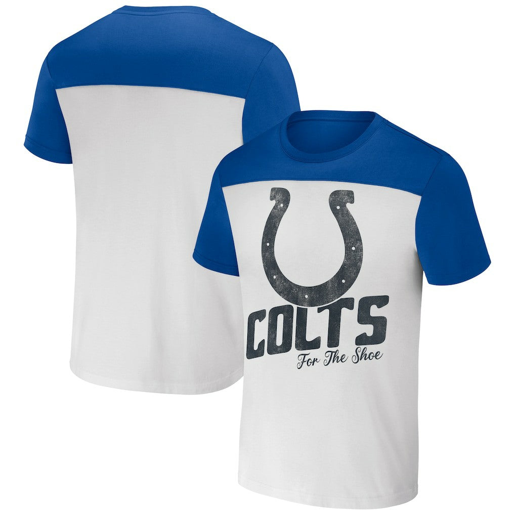Indianapolis Colts Fanatics NFL x Darius Rucker Collection Colorblocked T-Shirt