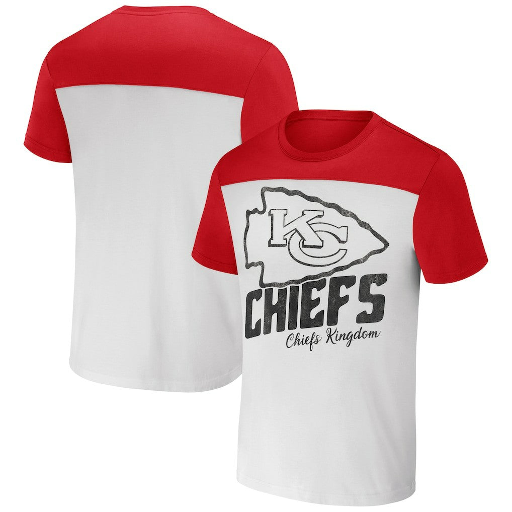 Kansas City Chiefs Fanatics NFL x Darius Rucker Collection Colorblocked T-Shirt
