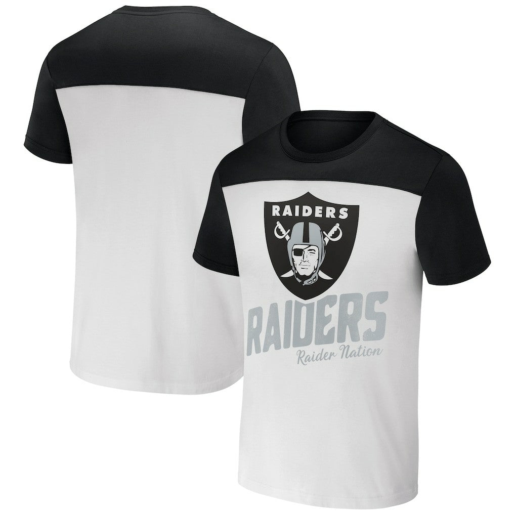 Las Vegas Raiders Fanatics NFL x Darius Rucker Collection Colorblocked T-Shirt