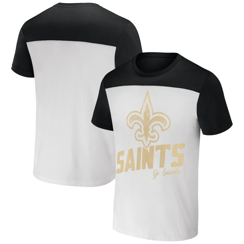 New Orleans Saints Fanatics NFL x Darius Rucker Collection Colorblocked T-Shirt