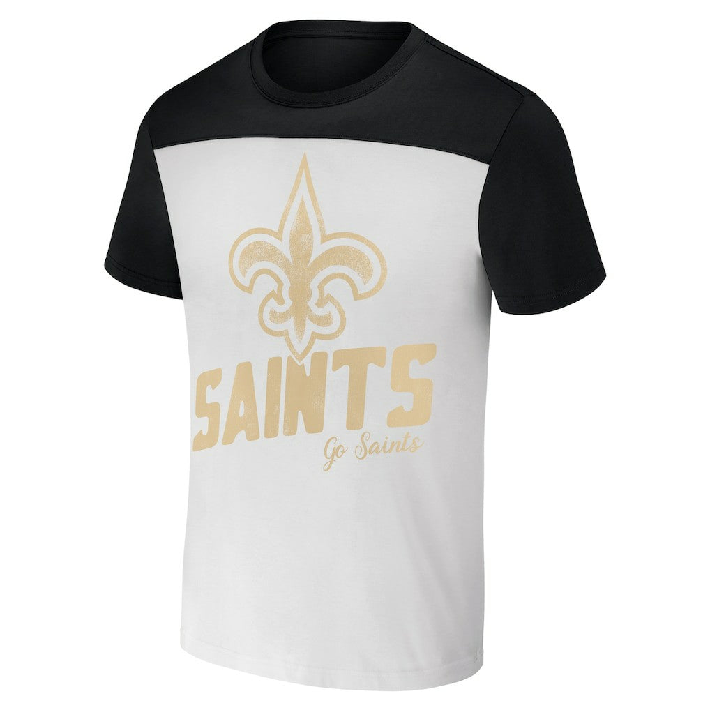 New Orleans Saints Fanatics NFL x Darius Rucker Collection Colorblocked T-Shirt