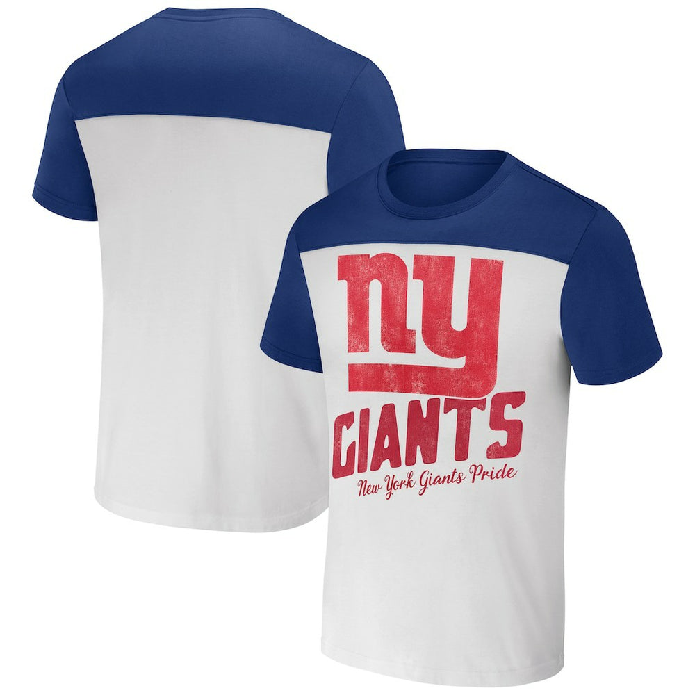 New York Giants Fanatics NFL x Darius Rucker Collection Colorblocked T-Shirt