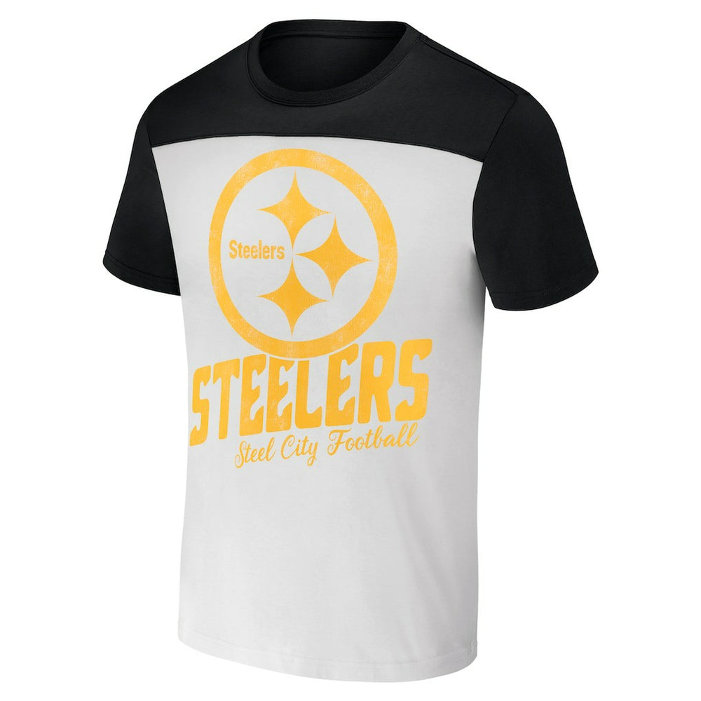 Pittsburgh Steelers Fanatics NFL x Darius Rucker Collection Colorblocked T-Shirt