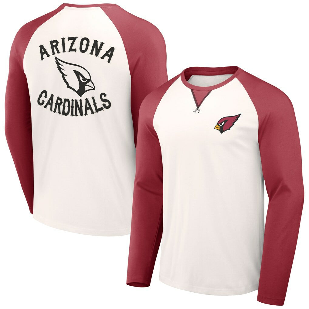 Arizona Cardinals Fanatics NFL x Darius Rucker Collection Long Sleeve Raglan T-Shirt
