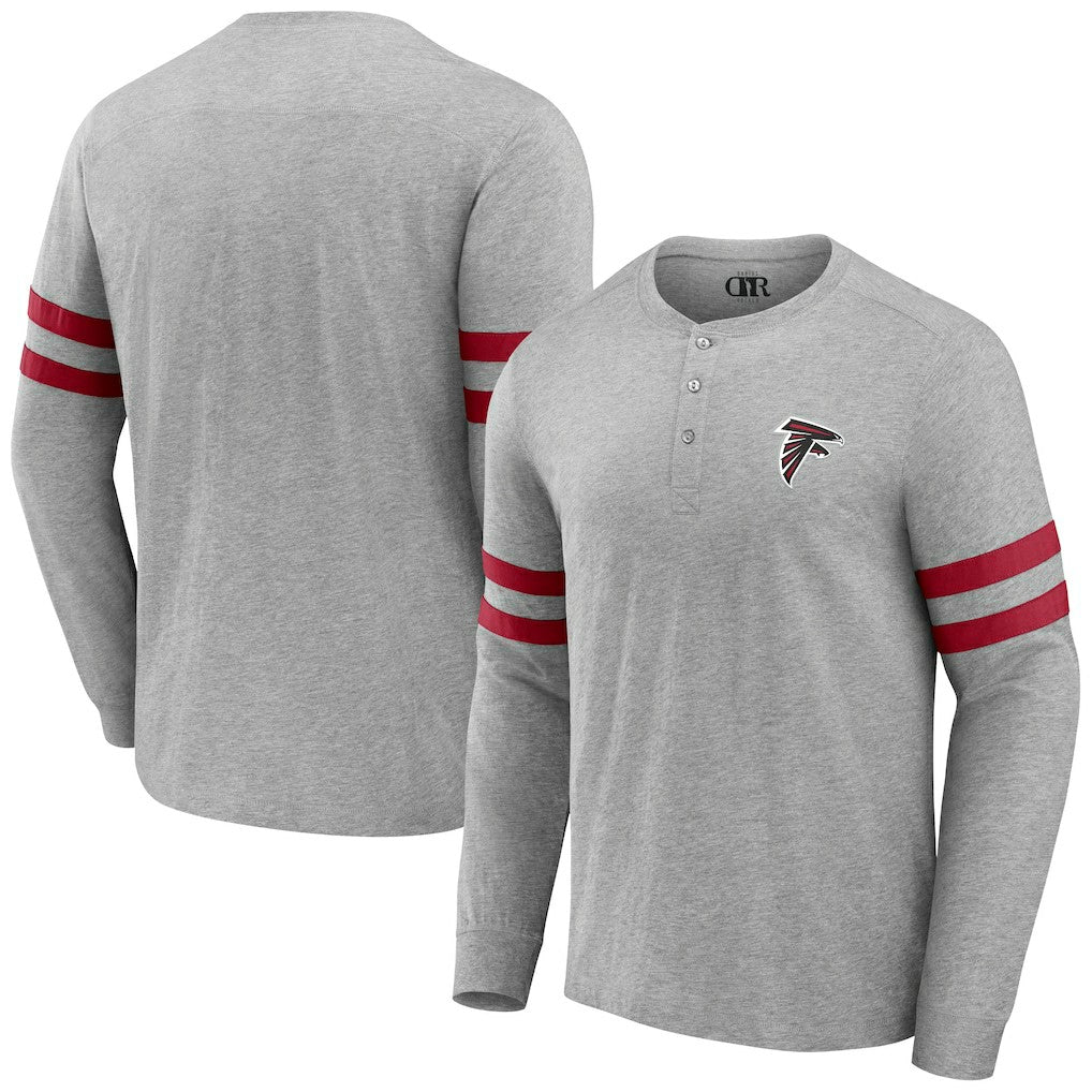 Atlanta Falcons Fanatics NFL x Darius Rucker Collection Henley Long Sleeve T-Shirt