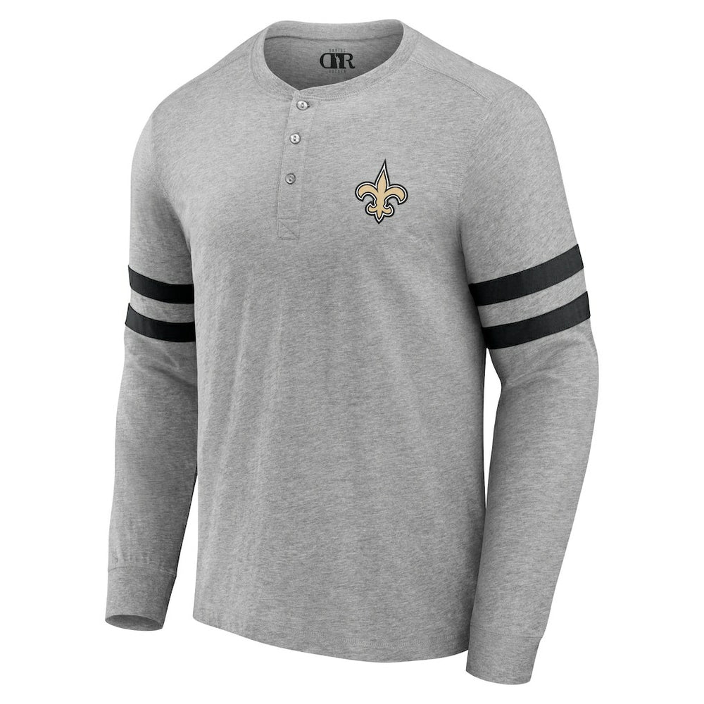 New Orleans Saints Fanatics NFL x Darius Rucker Collection Henley Long Sleeve T-Shirt