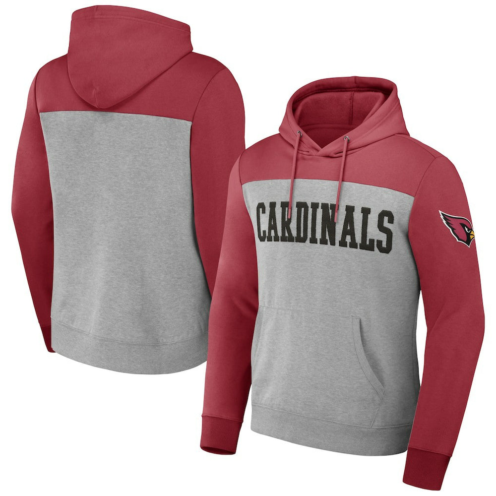 Arizona Cardinals Fanatics NFL x Darius Rucker Collection Color Blocked Pullover Hoodie