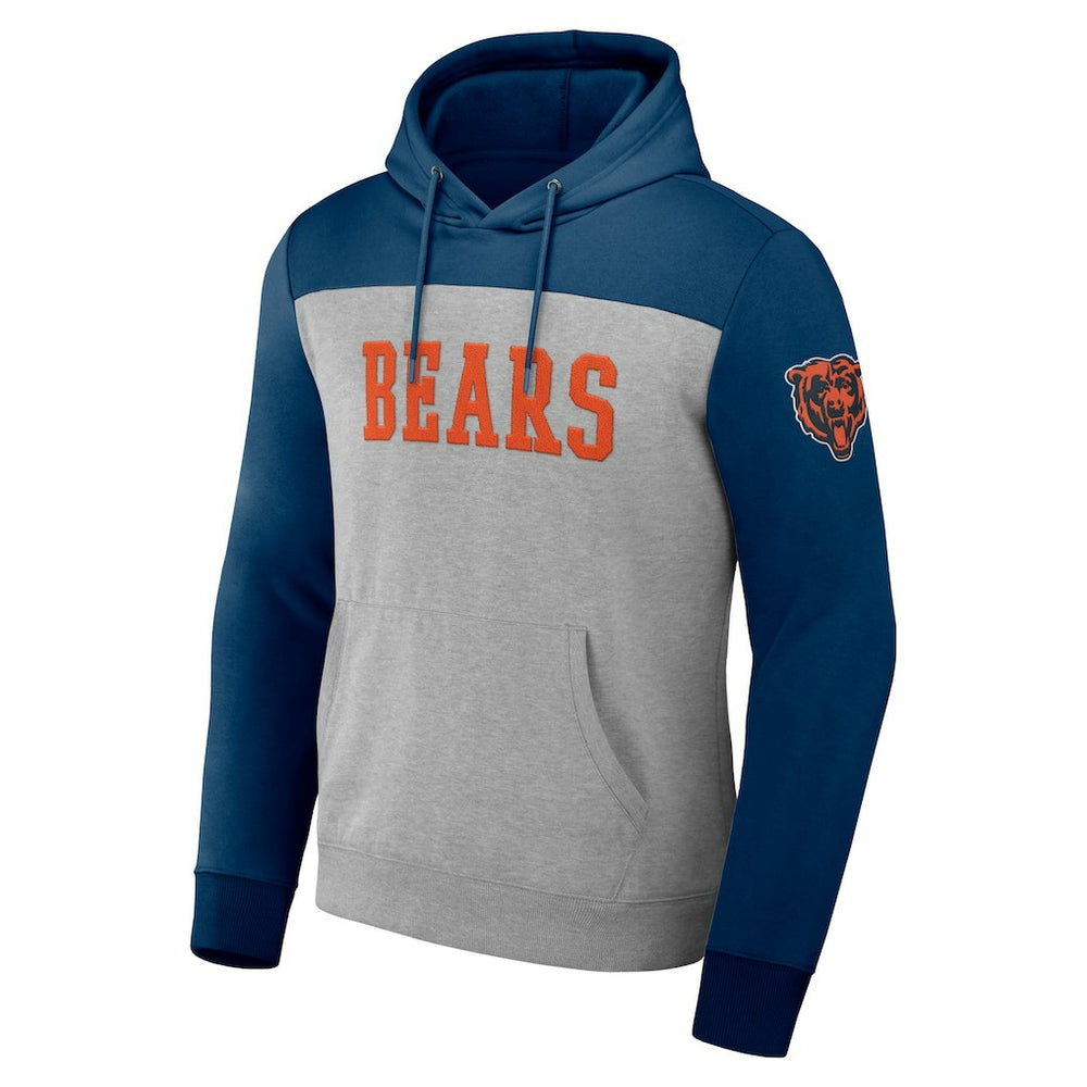 Chicago Bears Fanatics NFL x Darius Rucker Collection Color Blocked Pullover Hoodie