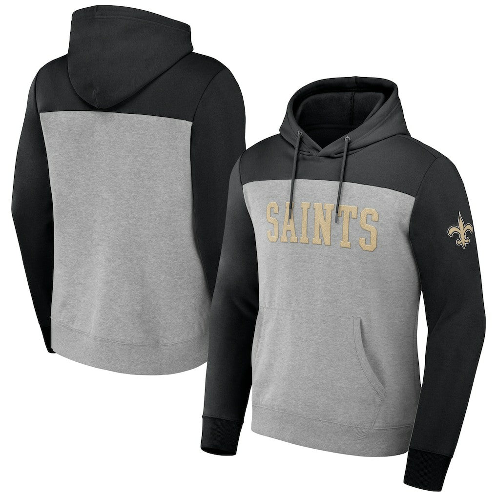 New Orleans Saints Fanatics NFL x Darius Rucker Collection Color Blocked Pullover Hoodie