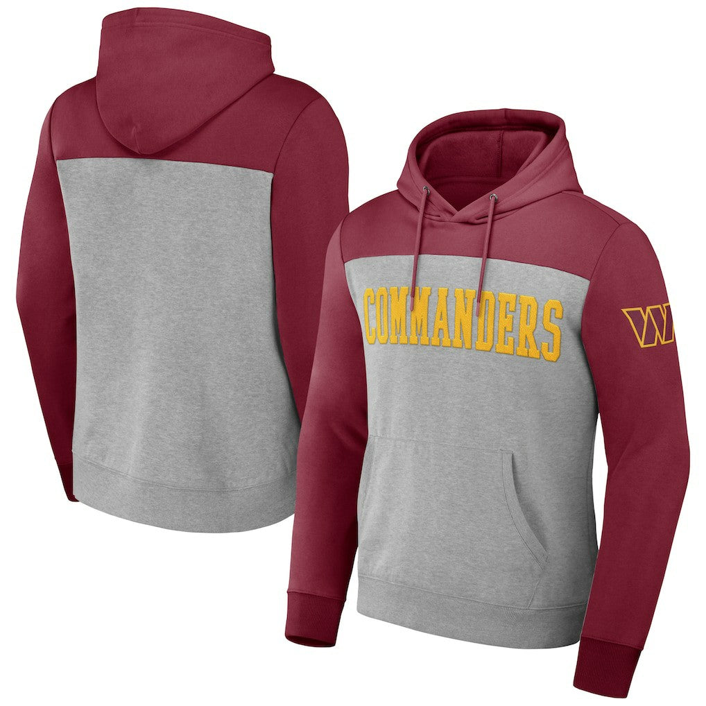 Washington Commanders Fanatics NFL x Darius Rucker Collection Color Blocked Pullover Hoodie