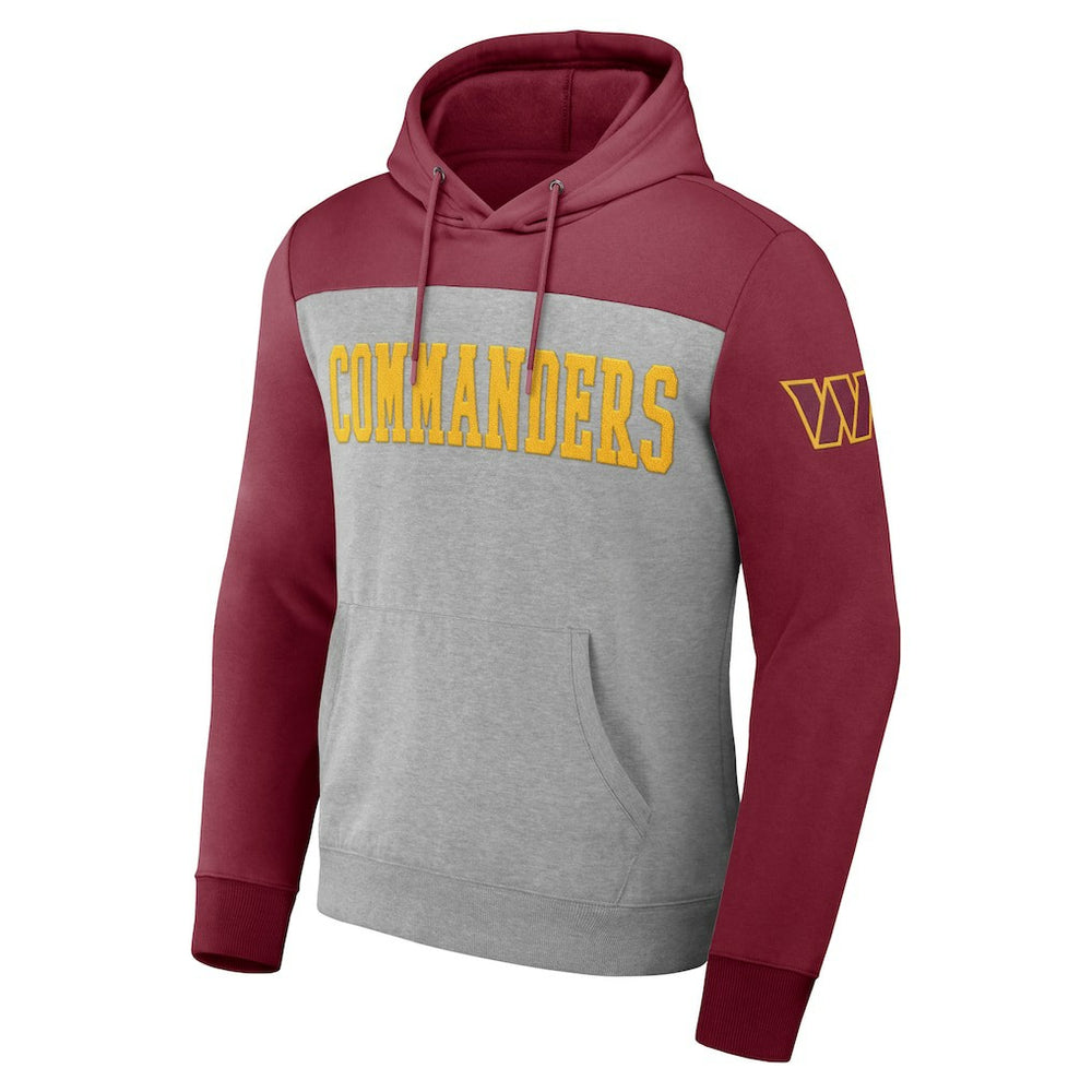 Washington Commanders Fanatics NFL x Darius Rucker Collection Color Blocked Pullover Hoodie