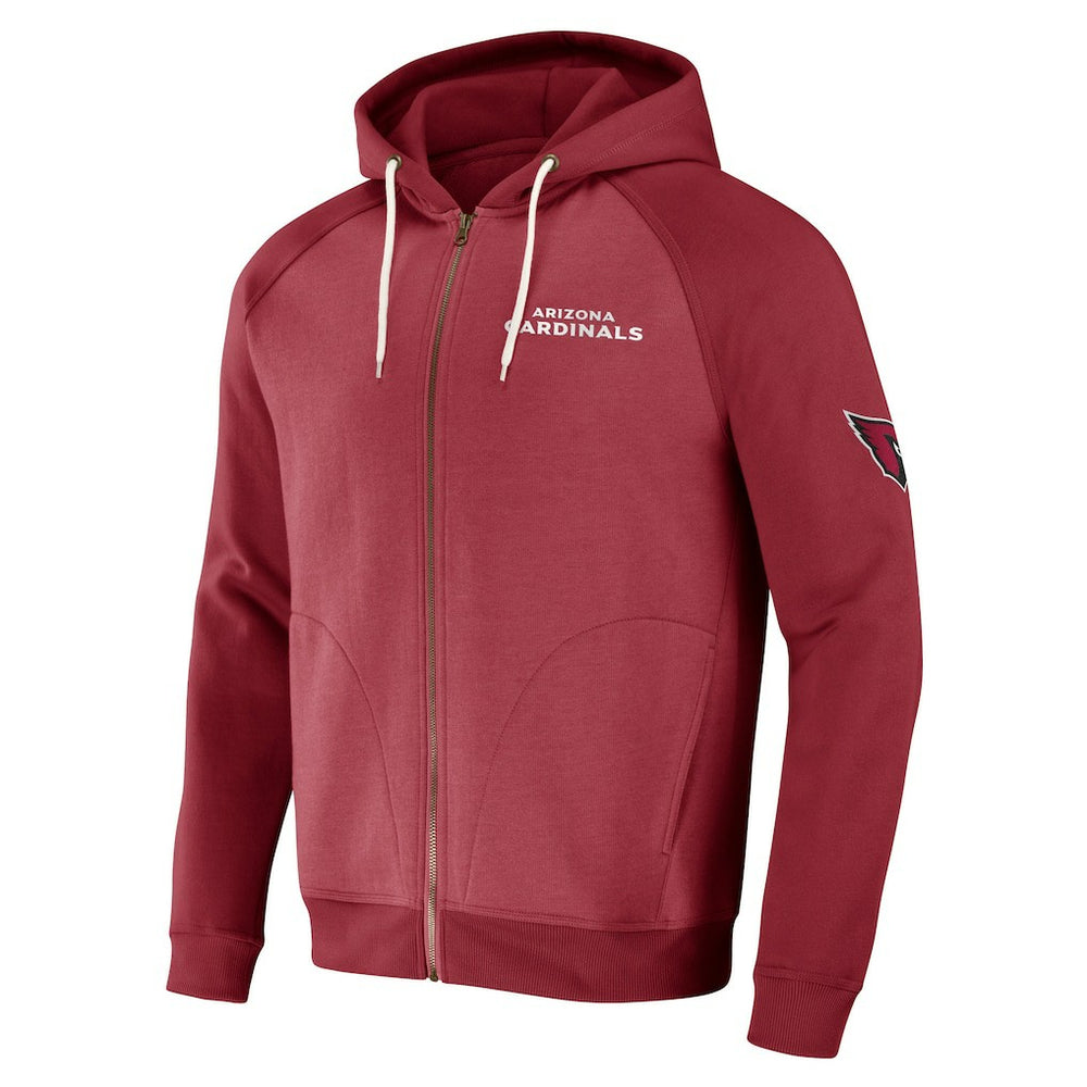 Arizona Cardinals Fanatics NFL x Darius Rucker Collection Raglan Full-Zip Hoodie