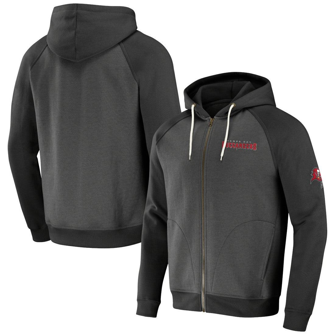 Tampa Bay Buccaneers Fanatics NFL x Darius Rucker Collection Raglan Full-Zip Hoodie