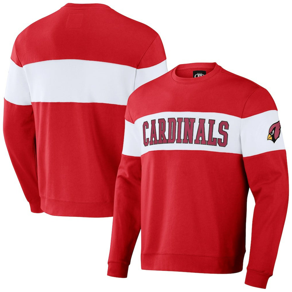 Arizona Cardinals Fanatics NFL x Darius Rucker Collection Team Color & White Pullover Sweatshirt