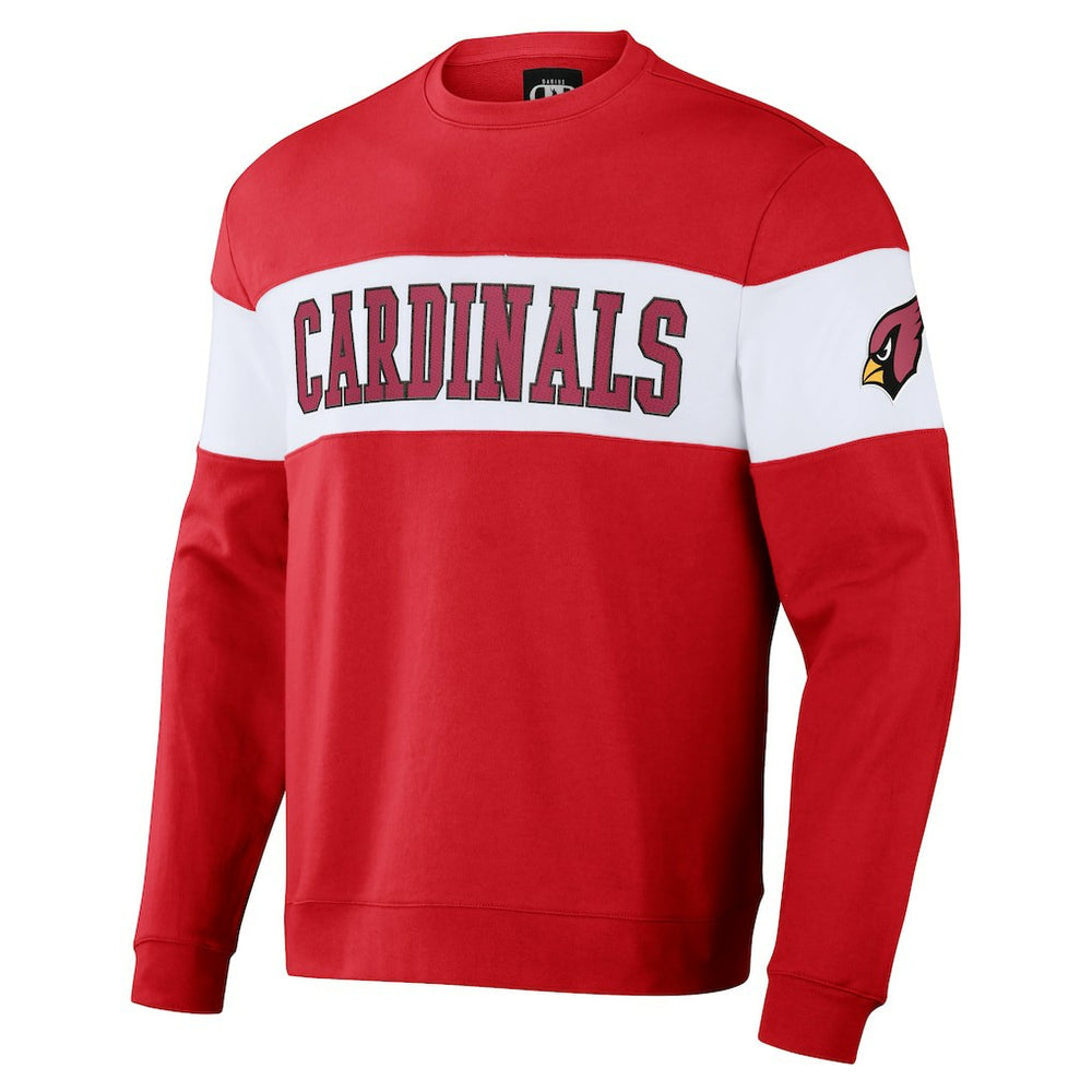 Arizona Cardinals Fanatics NFL x Darius Rucker Collection Team Color & White Pullover Sweatshirt