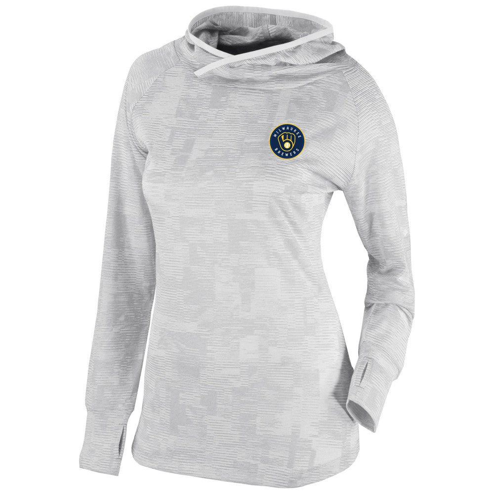Milwaukee Brewers Columbia Women's Omni-Wick Sunday Ball Pullover Hoodie | MLB Sale