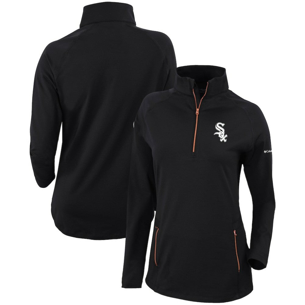 Chicago White Sox Columbia Women's Omni-Wick Outward Nine Quarter-Zip Pullover Top | MLB Online