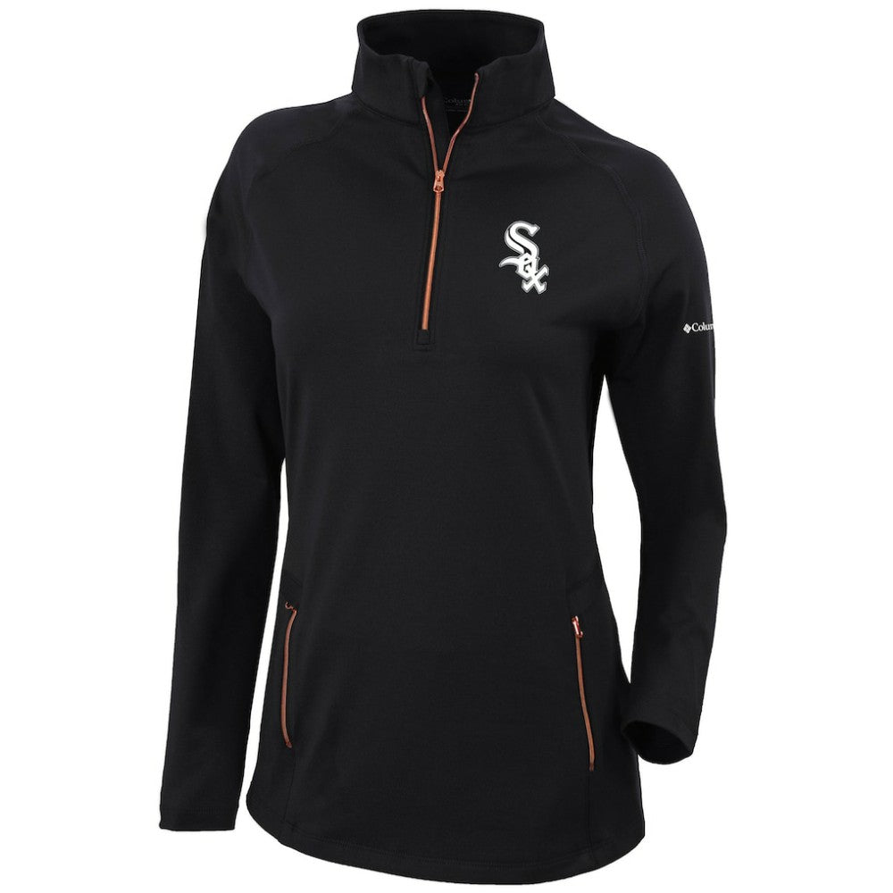 Chicago White Sox Columbia Women's Omni-Wick Outward Nine Quarter-Zip Pullover Top | MLB Online