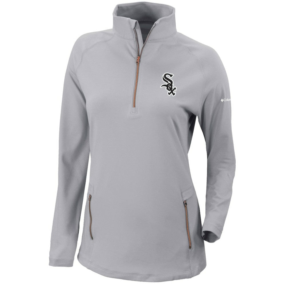 Chicago White Sox Columbia Women's Omni-Wick Outward Nine Quarter-Zip Pullover Top | MLB For sale