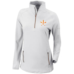 Houston Astros Columbia Women's Omni-Wick Outward Nine Quarter-Zip Pullover Top | MLB Near me