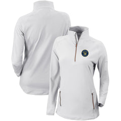 Milwaukee Brewers Columbia Women's Omni-Wick Outward Nine Quarter-Zip Pullover Top | MLB On Sale