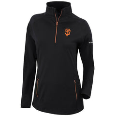 San Francisco Giants Columbia Women's Omni-Wick Outward Nine Quarter-Zip Pullover Top | MLB Discount