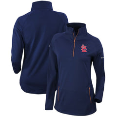 St. Louis Cardinals Columbia Women's Omni-Wick Outward Nine Quarter-Zip Pullover Top | MLB Shop