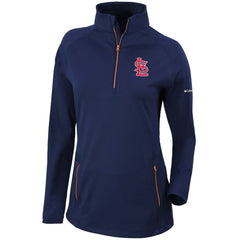 St. Louis Cardinals Columbia Women's Omni-Wick Outward Nine Quarter-Zip Pullover Top | MLB Shop