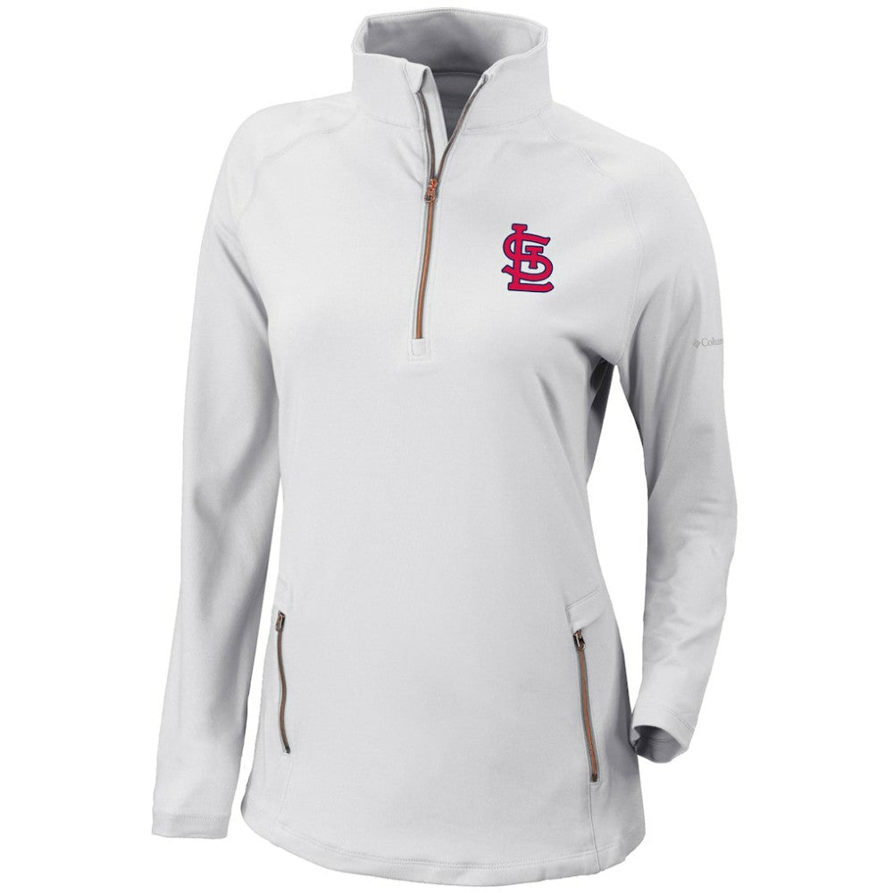 St. Louis Cardinals Columbia Women's Omni-Wick Outward Nine Quarter-Zip Pullover Top | MLB Near me