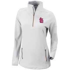 St. Louis Cardinals Columbia Women's Omni-Wick Outward Nine Quarter-Zip Pullover Top | MLB Near me