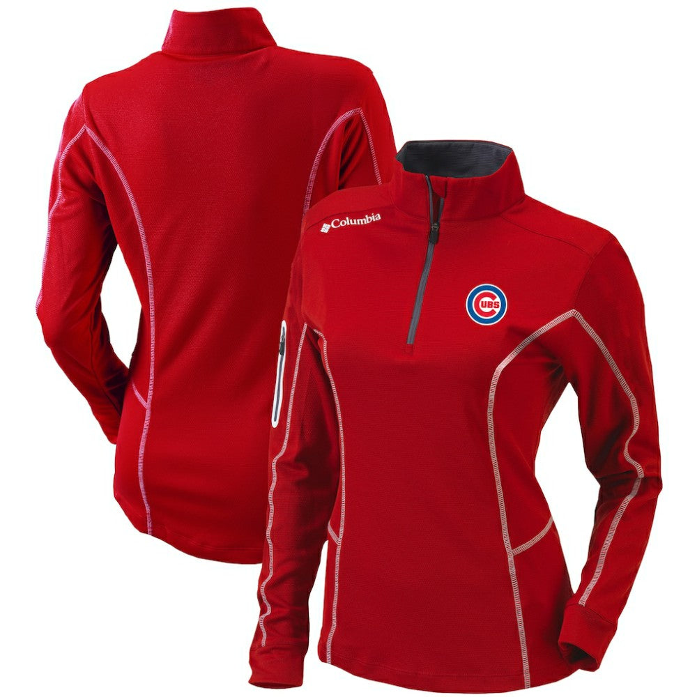 Chicago Cubs Columbia Women's Omni-Wick Shotgun Quarter-Zip Pullover Top | MLB For sale