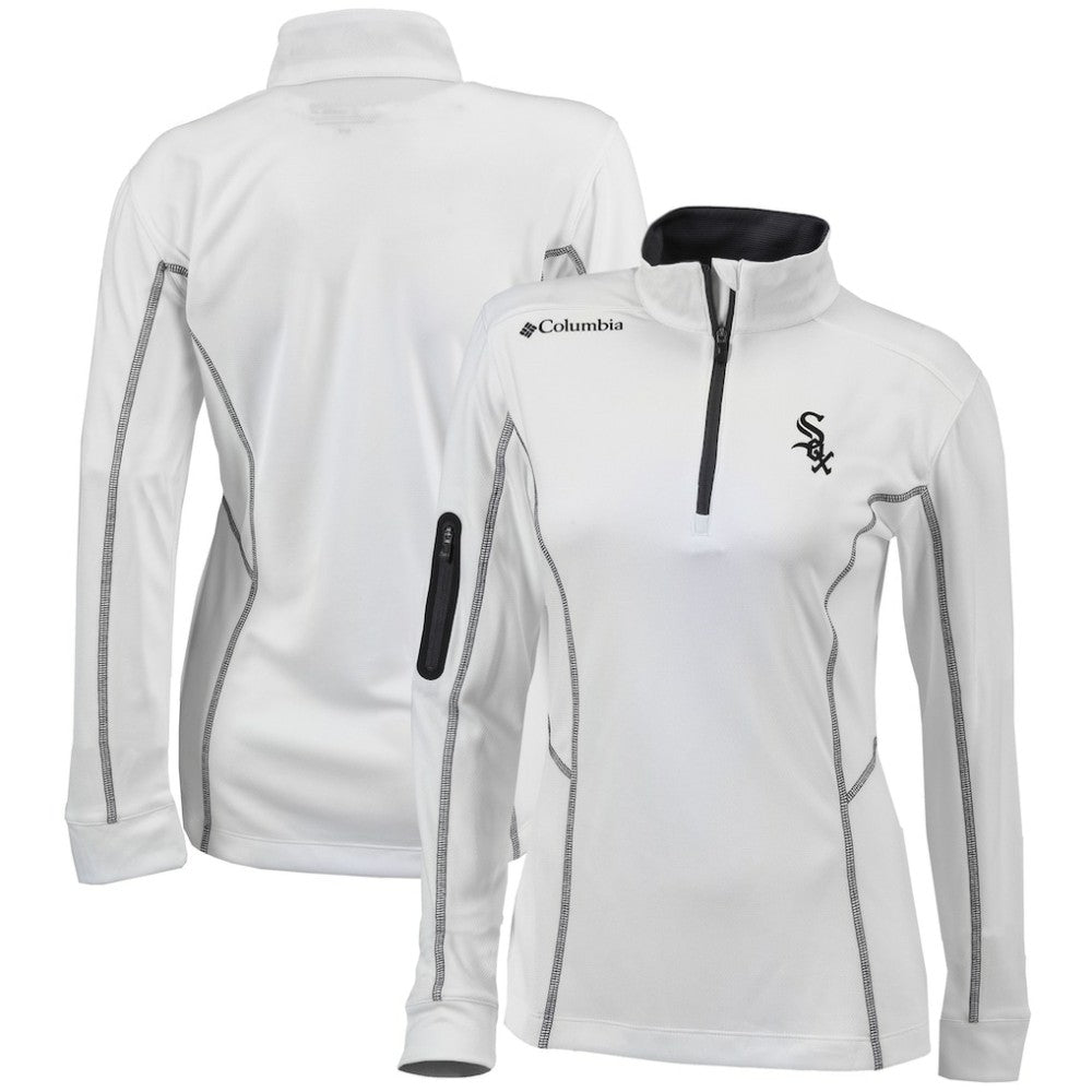Chicago White Sox Columbia Women's Omni-Wick Shotgun Quarter-Zip Pullover Top | MLB New