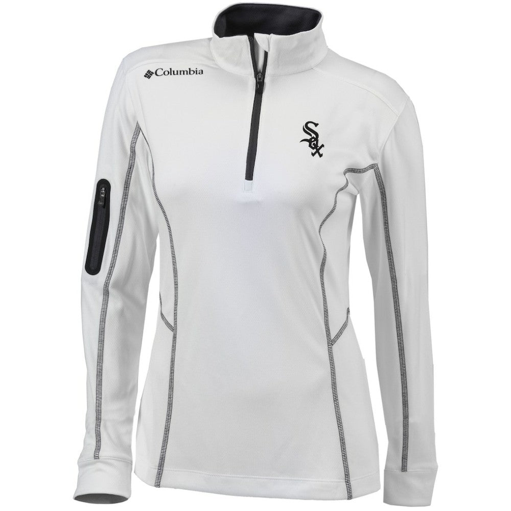 Chicago White Sox Columbia Women's Omni-Wick Shotgun Quarter-Zip Pullover Top | MLB New