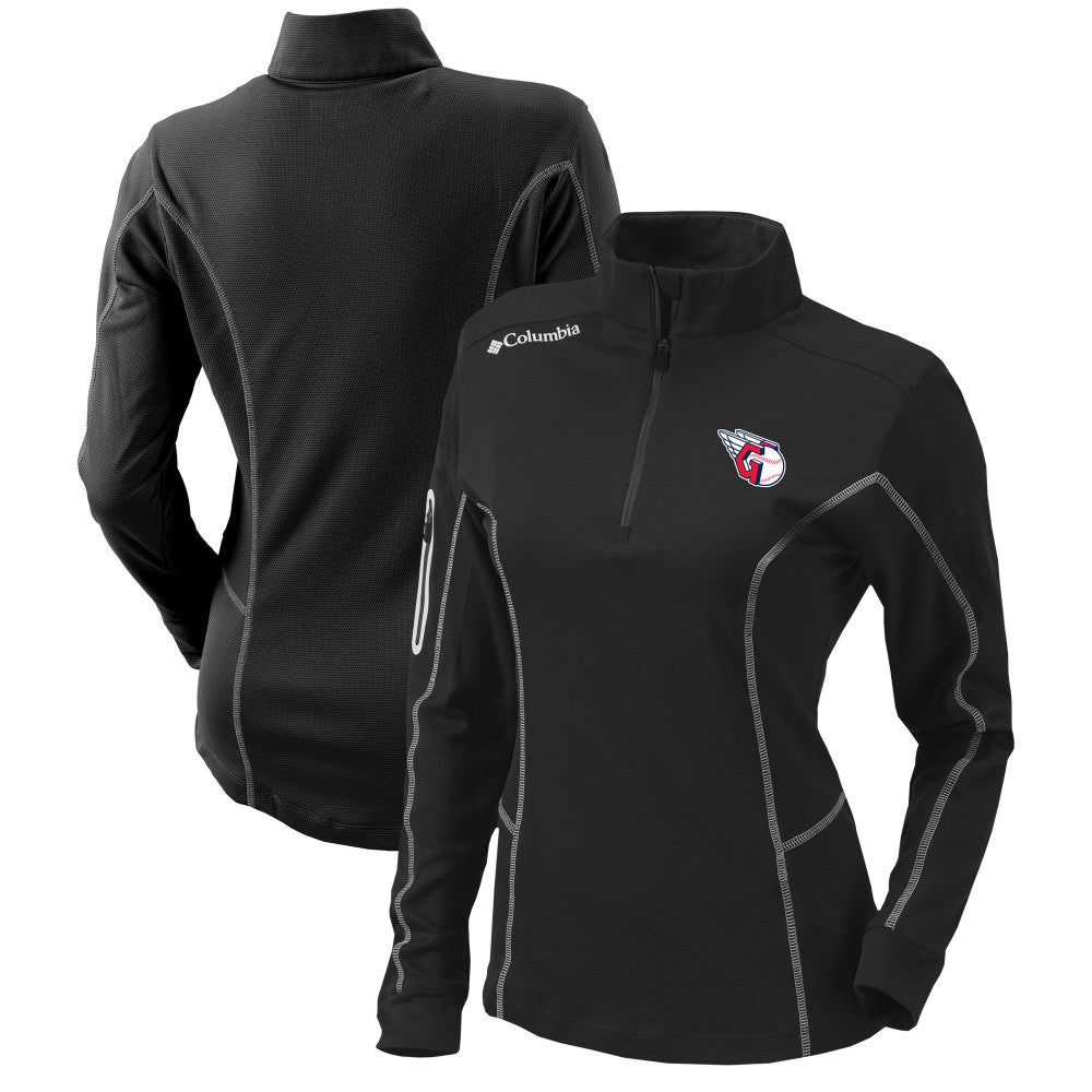 Cleveland Guardians Columbia Women's Omni-Wick Shotgun Quarter-Zip Pullover Top | MLB Online