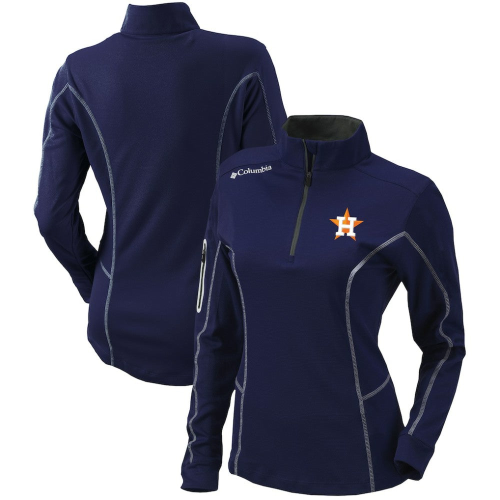 Houston Astros Columbia Women's Omni-Wick Shotgun Quarter-Zip Pullover Top | MLB For sale