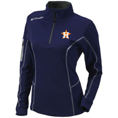 Houston Astros Columbia Women's Omni-Wick Shotgun Quarter-Zip Pullover Top | MLB For sale